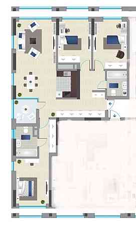 Продаж Квартира 3-кімнатна, 9/26 поверх на Зарічна, 6/2 Київ