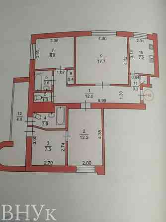 Продаж Квартира 4-кімнатна, 1/9 поверх на Ярослава Мудрого Луцьк