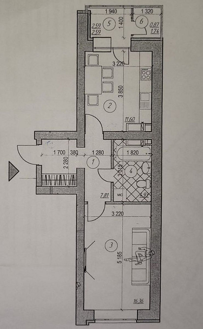 Оренда Квартира 1-кімнатна, 7/11 поверх на Харківське шосе, 190 Киев - изображение 11