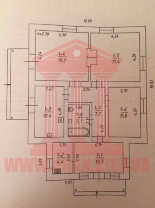 Продаж 1-поверховий Будинок з ділянкою 15 сот 100 кв.м  на Волошковая Городище (Іванківський район) - фото 6