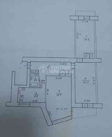Продаж Квартира 3-кімнатна, 8/9 поверх на вул. Полтавський Шлях Харків