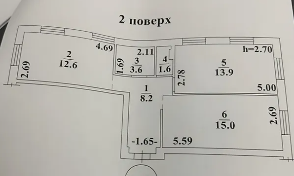 Двухкомнатная от строителей. Odessa - photo 2