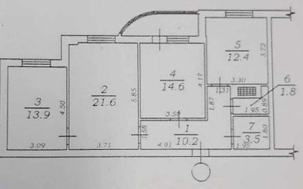 3-х комнатная квартира на Паустовского!  - фото 13