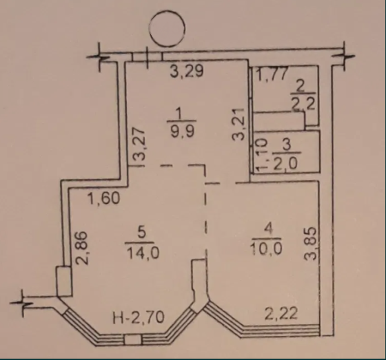 1 комнатная квартира в ЖК Новая Европа. 