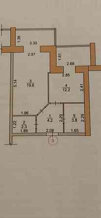 Продаж 1к Квартира 42 кв.м Малікова Zhytomyr