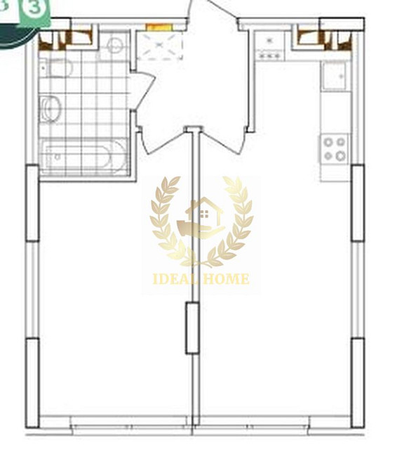 Продаж Квартира 1-кімнатна на Европейского Союза пр-т, 10 Киев - изображение 6