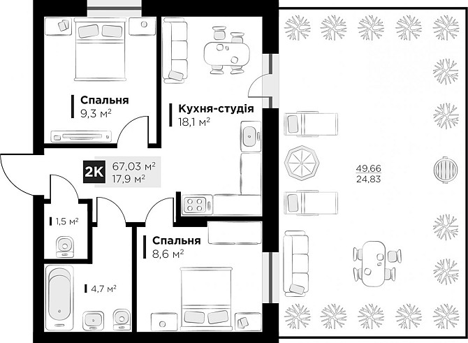 Продаж 2К квартири — Пасічна Львів - фото 8
