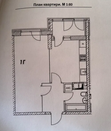 Продаж Квартира 1-кімнатна на ул. Прохоровская, 40 Одесса