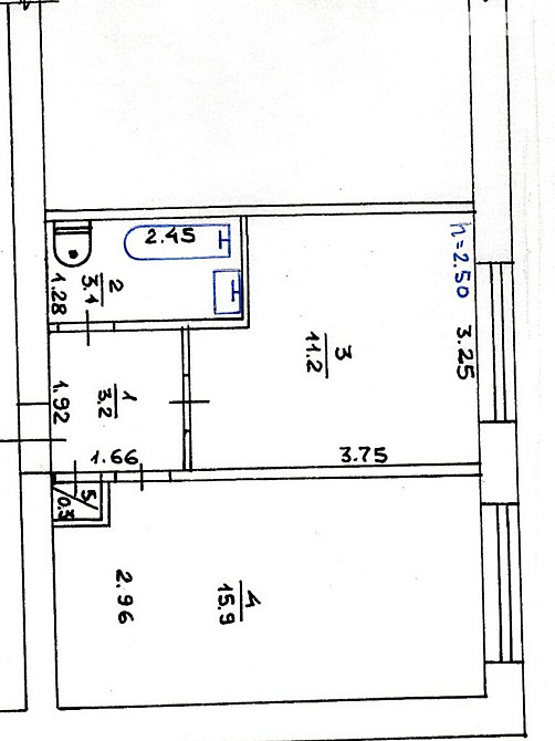 Продаж Квартира 1-кімнатна, 4/5 поверх на Сергія Зулінського (Тарногродського) Вінниця - фото 3
