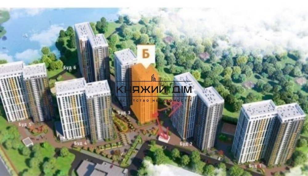 3-х комнатная, 100 метров к м.Осокорки! Код.21117054 Київ - фото 1