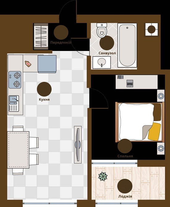 Продаж Квартира 1-кімнатна, 8/9 поверх на вул. Пасічна Львов - изображение 7