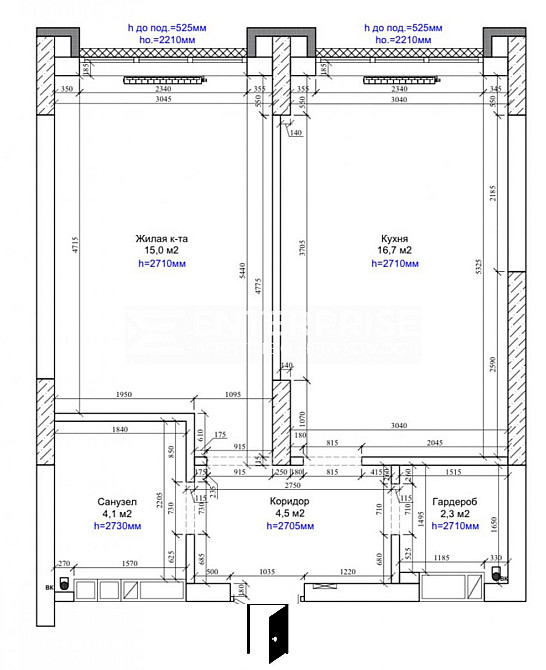 Продаж 1к Квартира 42.6 кв.м Набережно-Рыбальская вул. Київ - фото 4