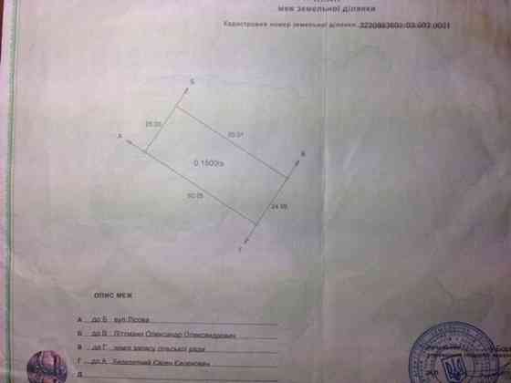 Продаж земельної ділянки 15 соток на Лісова. Займище