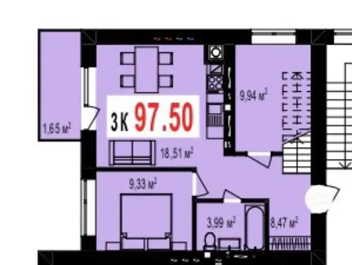 For sale 3-room Apartment 112.7 sq.m ЖК Віденський Ivano-Frankivs'k