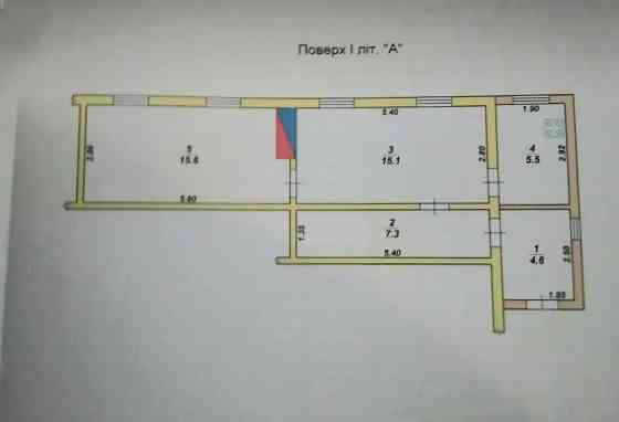 Продаж 1-поверховий Частина будинку з ділянкою 10 сот 48 кв.м 2 кімн. на Левків Zhytomyr