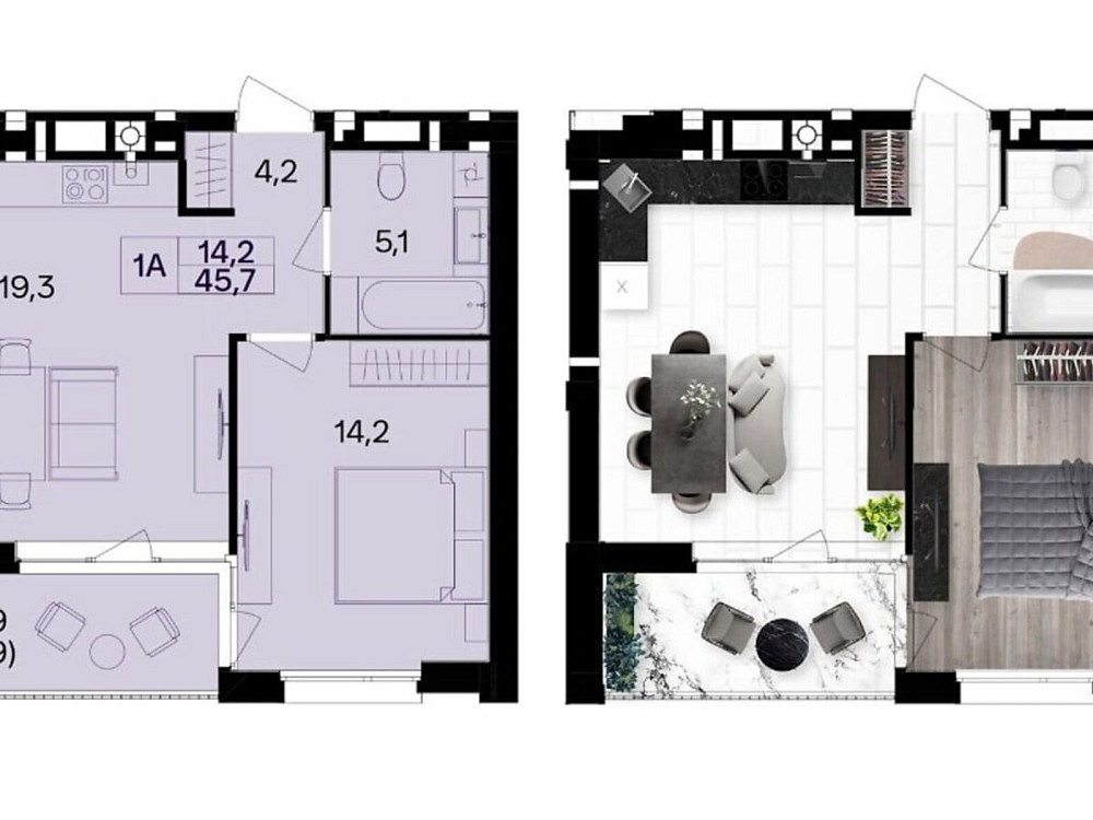 Продаж Квартира 1-кімнатна, 4/12 поверх на Левка Лукяненка Вінниця - фото 1