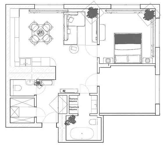 Продаж Квартира 2-кімнатна, 4/8 поверх на Пимоненка, 5 L'viv