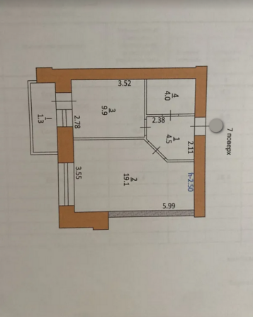 Продаж 1к квартири 40 кв. м на пров. Генерала Мирона Тарнавського Ternopil' - photo 5