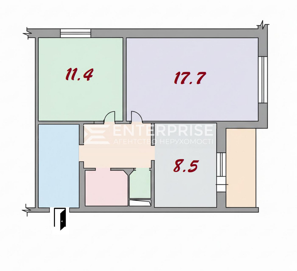 Продаж 2к Квартира 54 кв.м Йорданська вул. Киев - изображение 1
