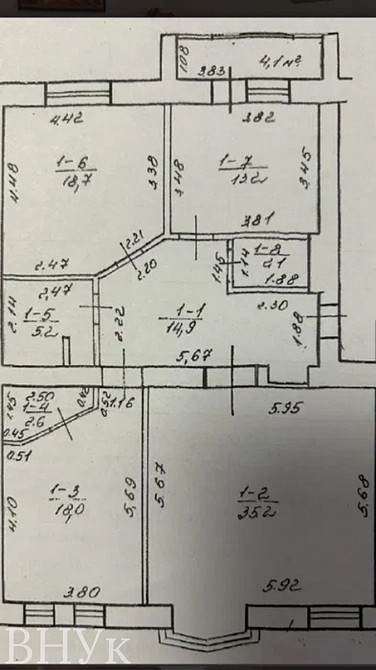 Продаж Квартира 3-кімнатна, 2/4 поверх на Шевченка Ивано-Франковск - изображение 19