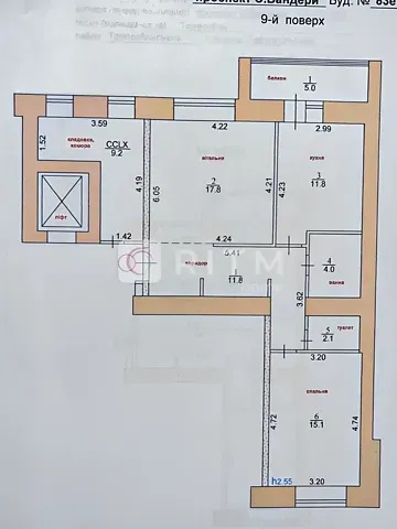 Продаж 2к Квартира 67.6 кв.м просп. Бандери Степана 83Е Тернопіль - фото 11