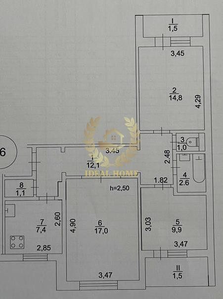 Продаж Квартира 3-кімнатна на Синеозерная 1-я ул., 1А Київ - фото 15
