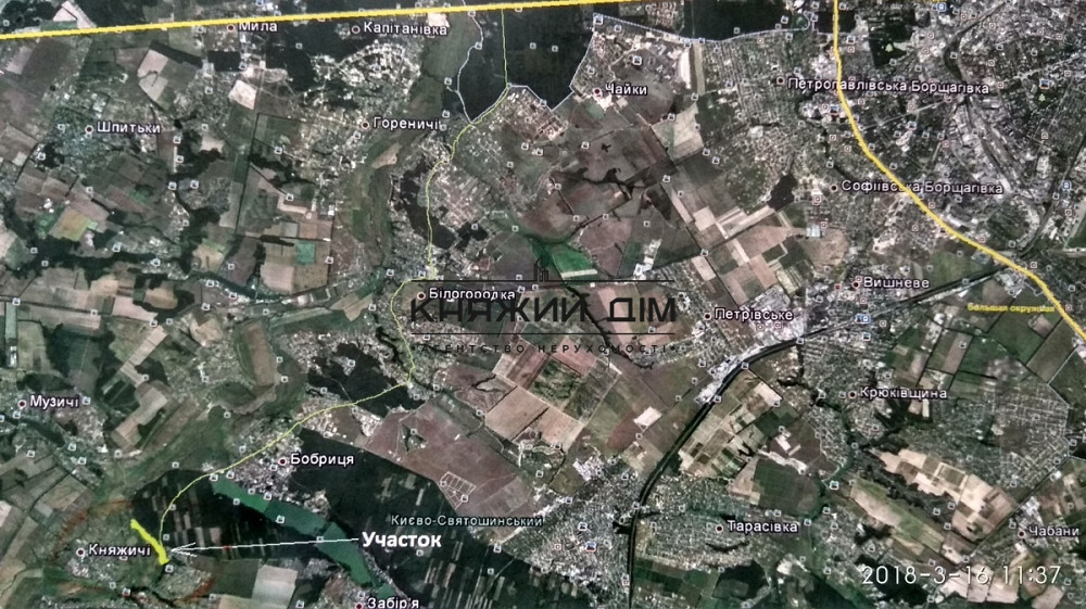 Продаж земельної ділянки 0 соток Княжичі (Броварський район) - фото 1