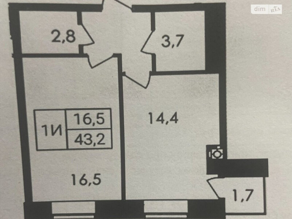 Продаж Квартира 1-кімнатна, 2/10 поверх на Праведників Світу (Максимовича) Вінниця - фото 1