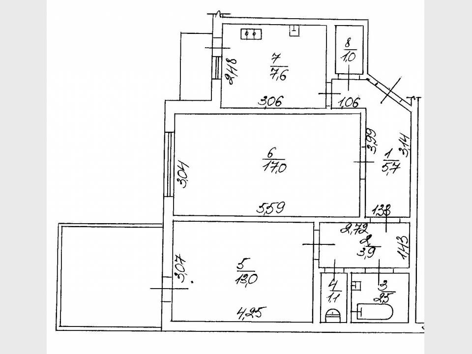 Продаж 2к Квартира 57 кв.м вул. Героїв Майдану, 9/1 Cherkasy - photo 8