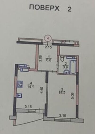 Продаж Квартира 1-кімнатна, 2/26 поверх на Кибальчича, 1в Київ - фото 1