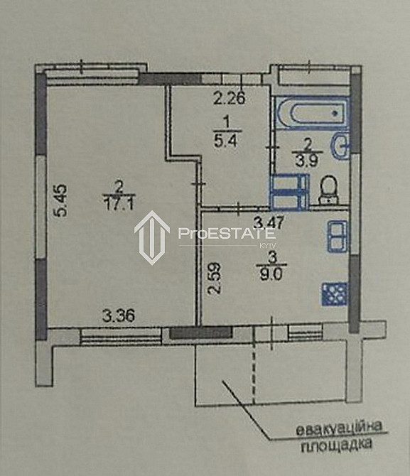 Продаж Квартира 1-кімнатна, 5/17 поверх на вул. Данченка Київ - фото 10
