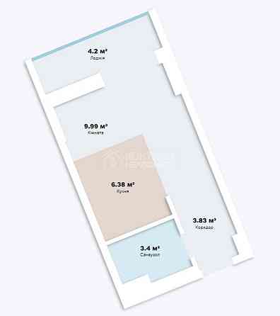 Продаж Квартира 1-кімнатна, 16/17 поверх на вул. Коломенська Kharkiv