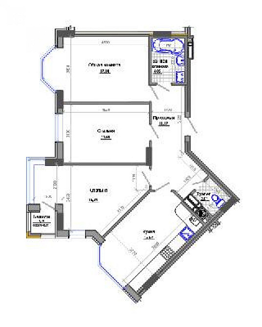 Продаж Квартира 3-кімнатна, 2/10 поверх на вул. Івана Сльоти Zhytomyr - photo 9