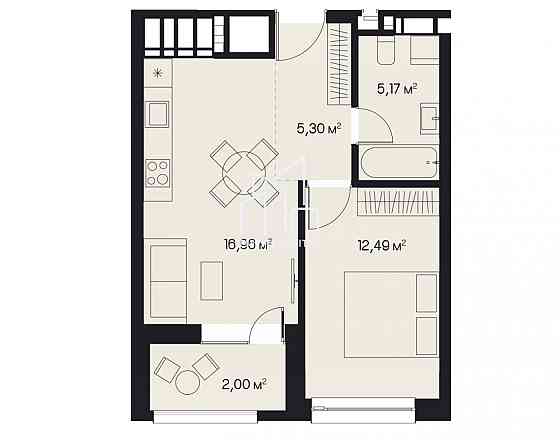 Продаж Квартира 1-кімнатна, 3/10 поверх на вул. Січинського Дениса Львів