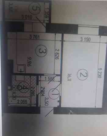 Продаж Квартира 1-кімнатна, 2/16 поверх на Бориспільська, 18 Киев