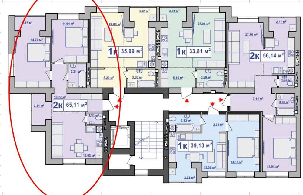 Продаж Квартира 2-кімнатна, 9/10 поверх на Чорновола Ivano-Frankivs'k - photo 2