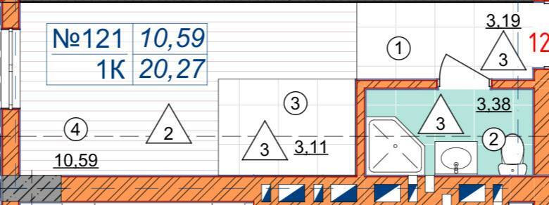 Продаж Квартира 1-кімнатна, 5/5 поверх  - фото 7