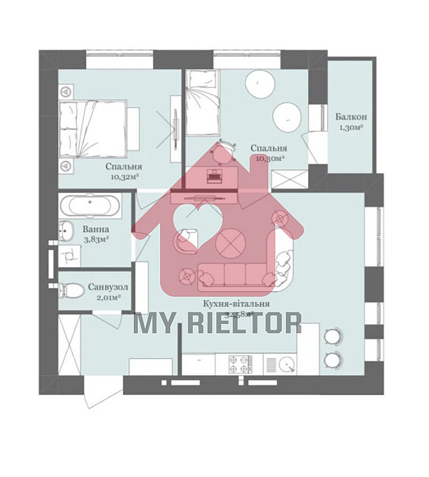 Продаж квартири у затишному та крутому ЖК West Towers! Uzhhorod - photo 2
