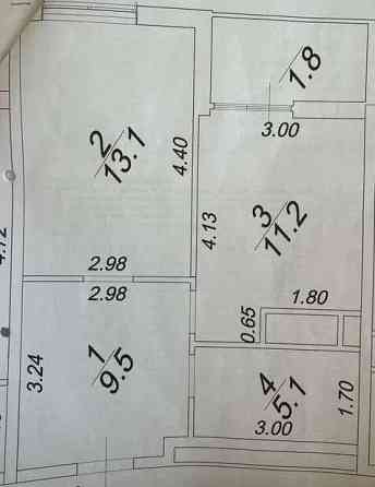 Продаж Квартира 1-кімнатна, 18/25 поверх на Краснова улица, 3/60 Одесса