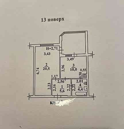 Продам 1 кімн. квартиру на Райдужному Odessa