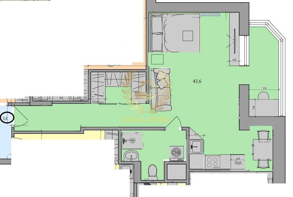 Продаж 1к квартири на пр Миколи Бажана, біля метро Осокорки Київ - фото 6