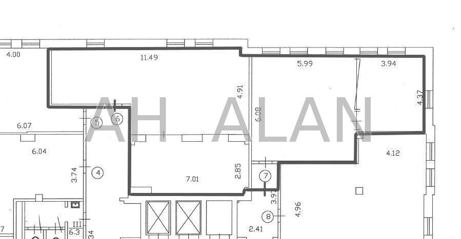 Оренда офісне приміщення на Воздвиженська вул., 45 приміщень - 3, поверх - 2/7 Київ - фото 6