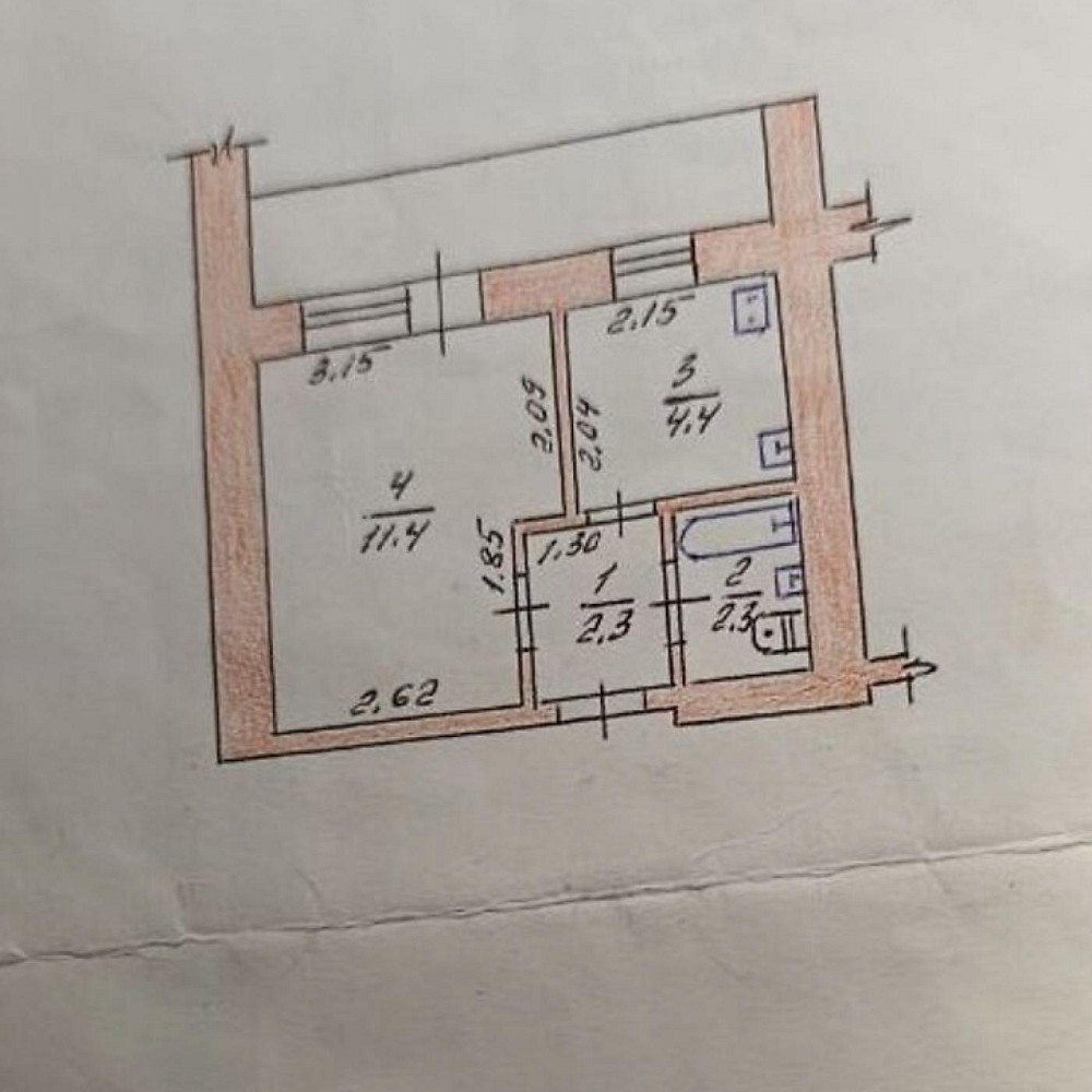 Продаж Квартира 1-кімнатна, 3/9 поверх на вул. вітрука Житомир - изображение 8