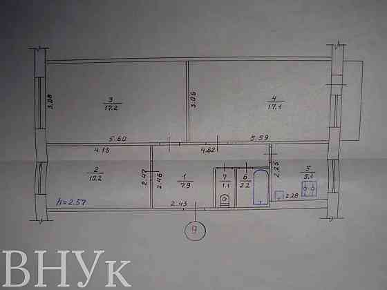 Продаж Квартира 3-кімнатна, 3/5 поверх на Шимка (К Маркса) Вінниця