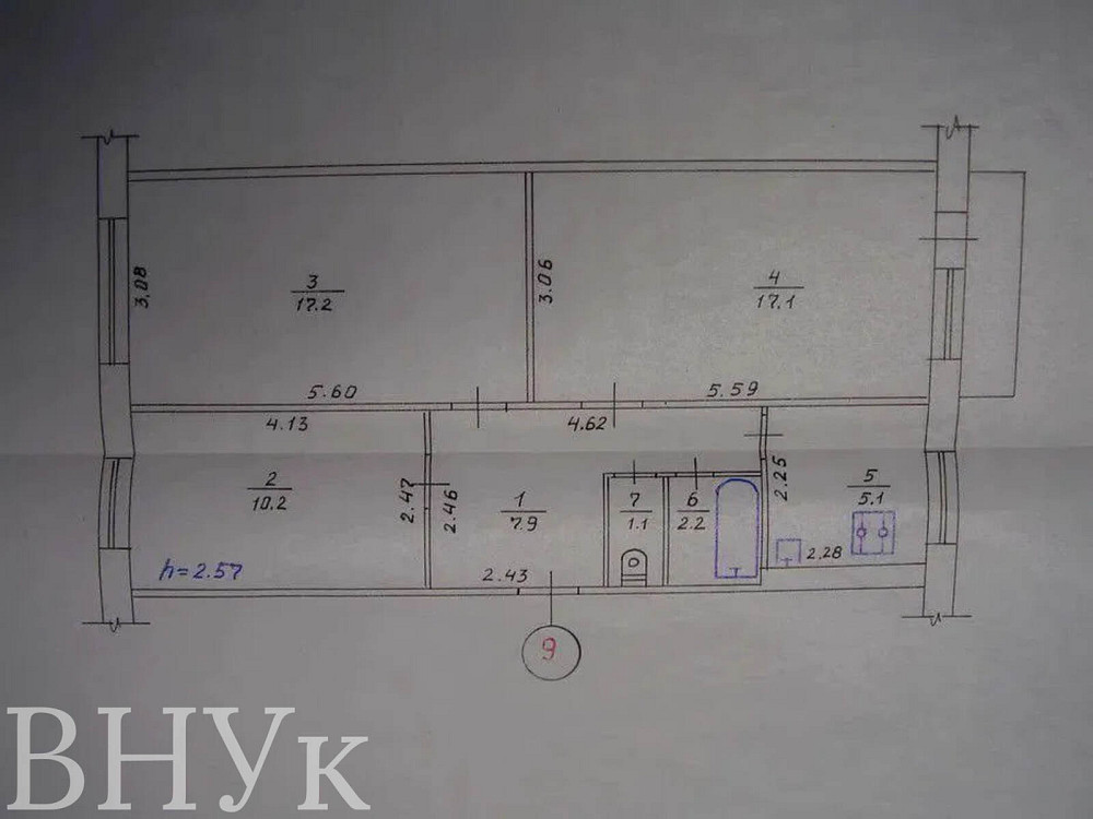Продаж Квартира 3-кімнатна, 3/5 поверх на Шимка (К Маркса) Vinnytsya - photo 6