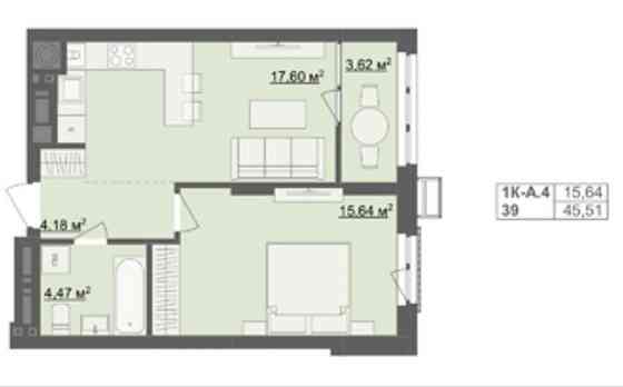 Продаж Квартира 1-кімнатна, 8/10 поверх на вул. Тетерівський Zhytomyr