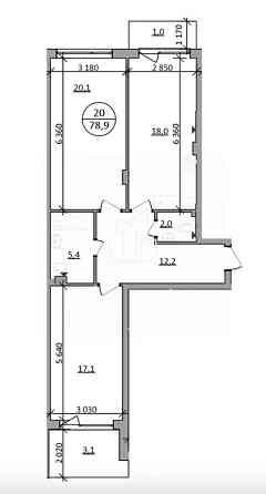 Продаж 2к квартири 78.9 кв. м Брюховичі (Перемишлянський район)
