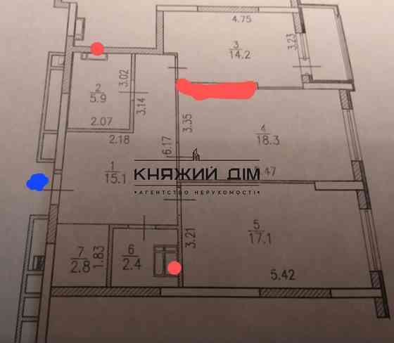 Продаж 2-х к.кв. в ЖК ЛЕБЕДИНИЙ по вул. Ревуцького в Дарницькому р-ні. Код об'єкту №: 21145445 Киев