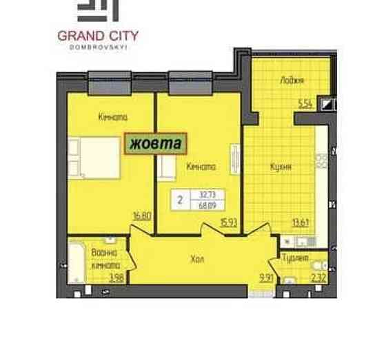 Продаж 1к Квартира 68 кв.м Домбровського 3 Zhytomyr