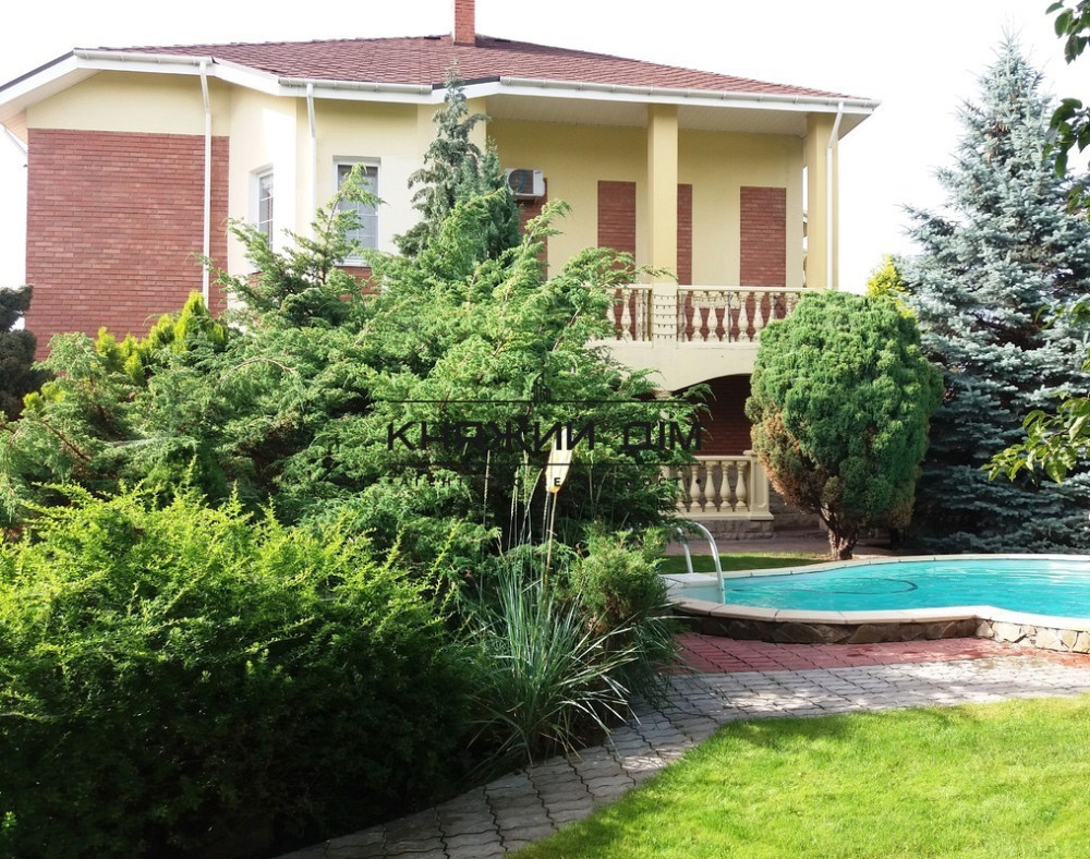 ЕСТЬ ГЕНЕРАТОР. Аренда дома 450 м2 в Лесниках по новобуховской трассе в 5 км от Киева.№ 135150  - фото 1